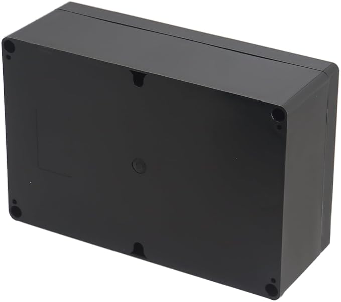 Project Box IP65 Waterproof Junction Box ABS Plastic Black Electrical Boxes DIY Electronic Project Case Power Enclosure 9.06x5.91x3.35 inch (230x150x87 mm)