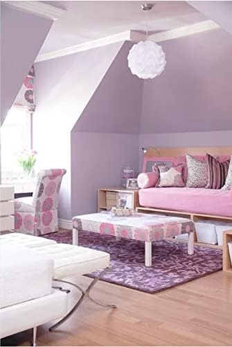 Dimoon 118''x17.7'' Purple Peel and Stick Wallpaper Contact Paper Modern Self Adhesive Wall Paper Removable Renter Friendly Textured Solid Color Shelf Cabinet Vinyl Roll (118''x17.7'',Light Purple)