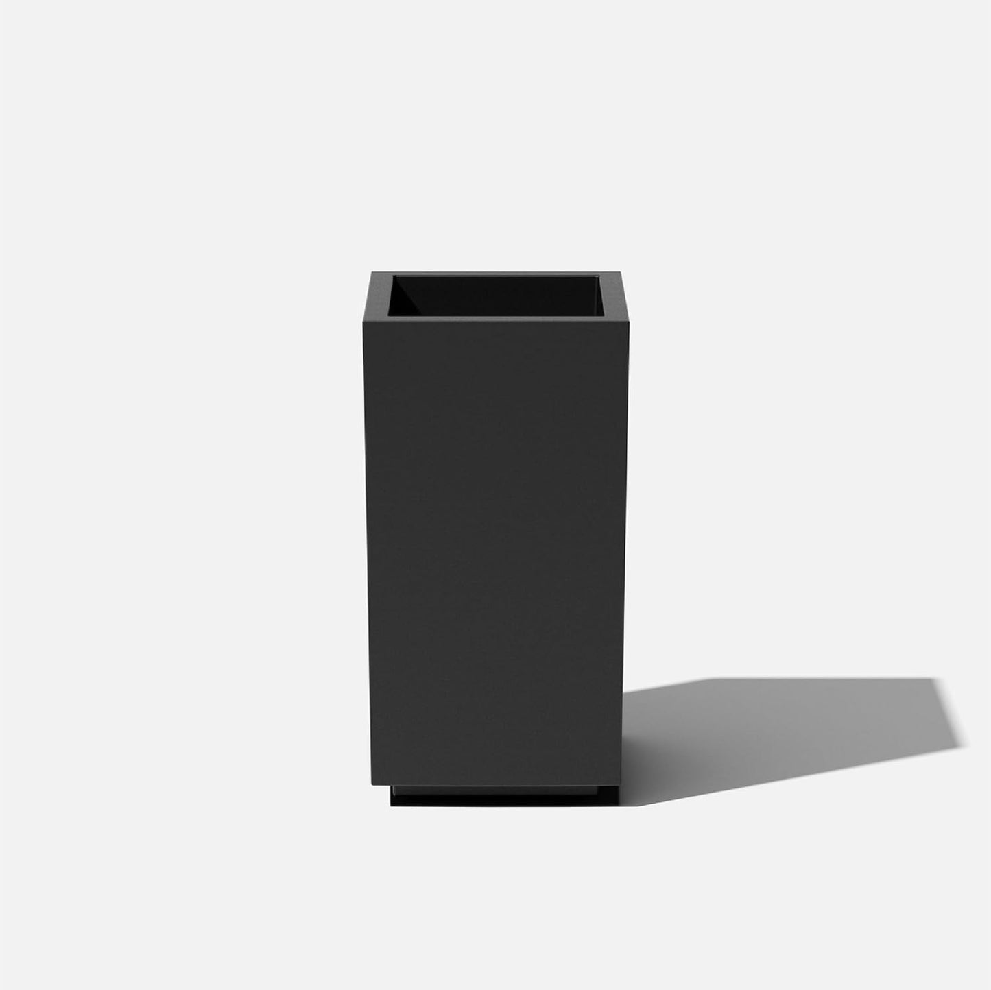 Veradek Block Series Pedestal Planter - Tall Planter for Indoor or Outdoor Front Porch | All-Weather Use with Removable Insert Bucket | Modern Décor for Flowers, Tall Trees, Faux Plants