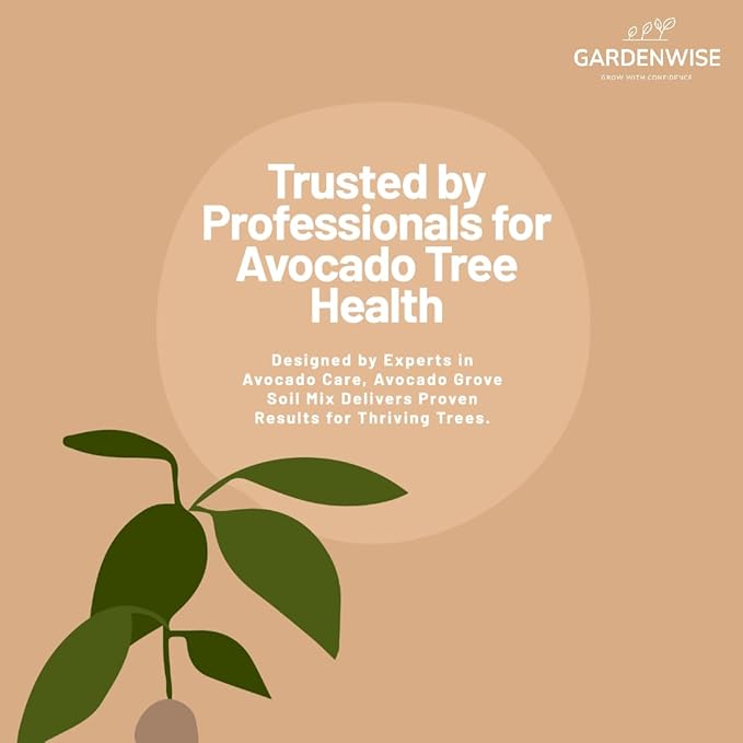 Avocado Tree Soil – Premium Organic Potting Mix for Avocado Trees | Tailored pH & Organic Nutrients | Fast-Draining & Moisture-Retaining | Indoor & Outdoor Use (5 QUARTS)