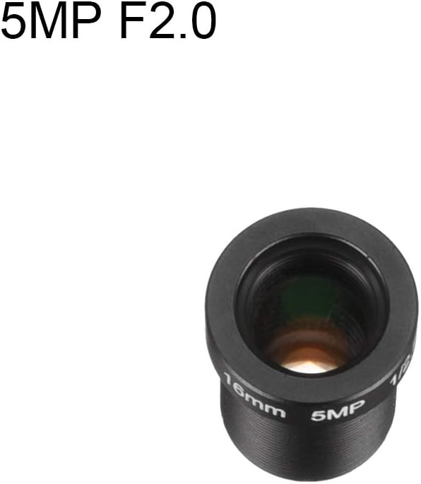 uxcell 16mm 5MP F2.0 FPV CCTV Camera Lens Wide Angle for CCD Camera