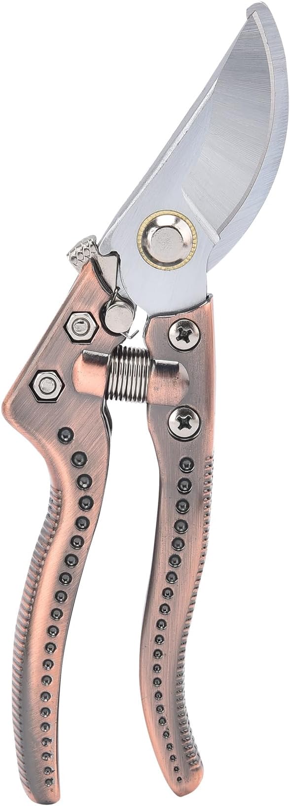 Tree Trimmers Secateurs, Hand Pruner, Garden Scissors for Plant,Pruning Shears for Gardening, Garden Hand Shears, Pruners for Gardening, Garden Clippers, Hedge Shears, Garden Tools (copper color)