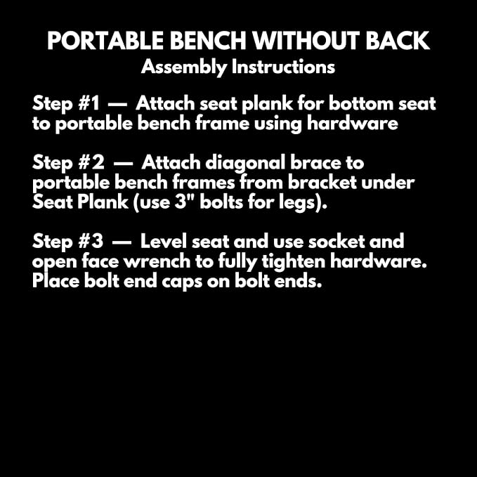 Coated Outdoor Furniture Heavy-Duty Portable Outdoor Bench Thermoplastic Coated, Expanded Metal, Commercial-Grade Seating, Made in America (Portable Without Back, 6 Ft, Grey)