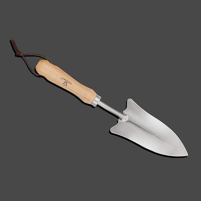 Gardening Tool Sets – Garden Hand Tools Kits with Wood Handle and Stainless Steel Head,Trowel, Hoe, Shear