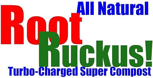 Root Ruckus Compost Fertilizer Organic - Turbo Charged Compost for Plants - Humic Acid & Sea Kelp Nutritional Root Supplement for Lawns, Soil, Shrubs & Vegetables - 1 Gallon