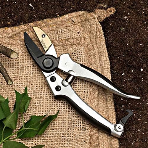 Kings County Tools Flower and Fruit Pruner | 2-1/2" Thin Sharp Blades | Precision Pruning and Cutting | Spring-Loaded Snap Catch