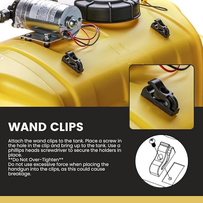 25-Gallon Gold Spot Sprayer – 12V Pump, Deluxe Handgun, 2.2 GPM, 100 PSI, Heavy-Duty Tank, Adjustable Spray Pattern & 15 Ft Hose