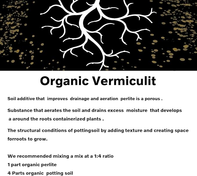 20 QT Professional Grade Horticultural Organic Vermiculite (20 QT, Vermiculite)