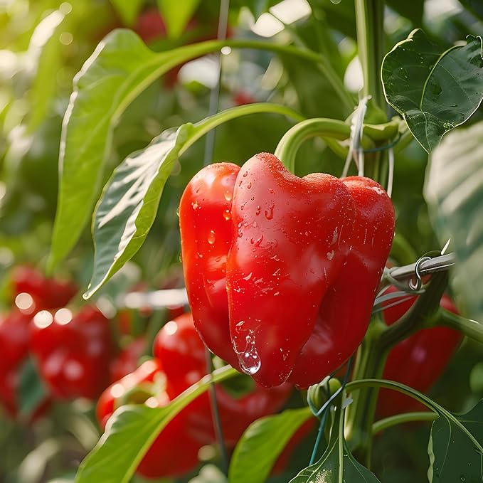 600+ Pepper Seeds, Heirloom Vegetable Seed for Planting Indoor Outdoor, 10 Varieties Hot and Bell Pepper Seeds Garden Kit, Non-GMO Home Fresh Food Hydroponic Veggie Supply