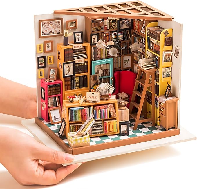 Rolife 1:20 Miniature House Kits-Tiny House Kit-DIY Miniature Dollhouse Kits for Adults-Model Building Craft Kits-Hobbies Gifts for Women and Men