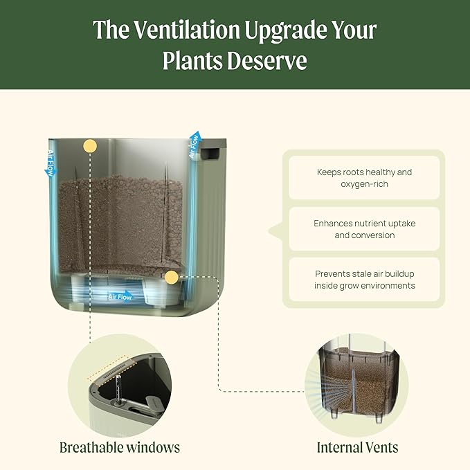 Vego garden Tomato Planter Box with Trellis Self-Watering Rolling Raised Garden Bed for Climbing Vegetables Plants Cage - Sage Green