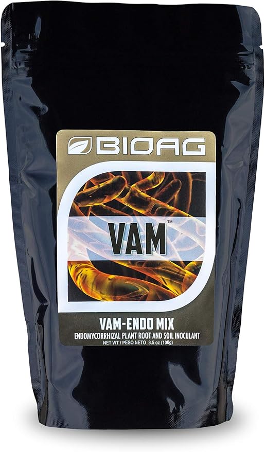 VAM Endo-Mix 7-Blend Mycorrhizal Root & Soil Inoculantfor Transplanting, Root Growth, Seed Germinating, All Plants, Lawn (100 Grams) (BA78001)