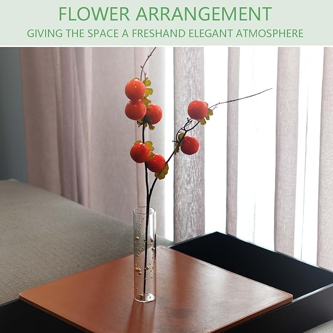 18pcs Glass Vase Cylinder Vases for Centerpieces Small Flower Glass Clear Vases Home Decor Centerpiece Table Flower Vase Decorations for Office Beautification&Holiday 7.5 Inch Tall