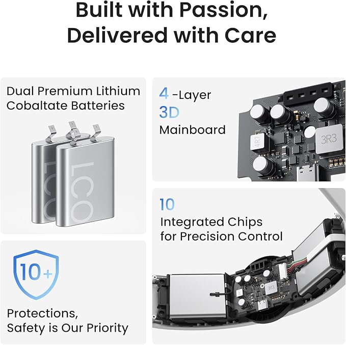 KIWI design K4 Boost Comfort Battery Head Strap Accessories for Meta/Oculus Quest 3/3S, Dual Charge the VR Headset and Battery Strap in 2.5h
