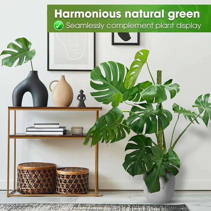 DUSPRO 42ββ Mesh Moss Pole for Plants, Tall Trellis for Climbing Monstera Plant Support, Sphagnum Moss Stick for Big Climbing Indoor Plant, Handmade Plant Stakes for Houseplant