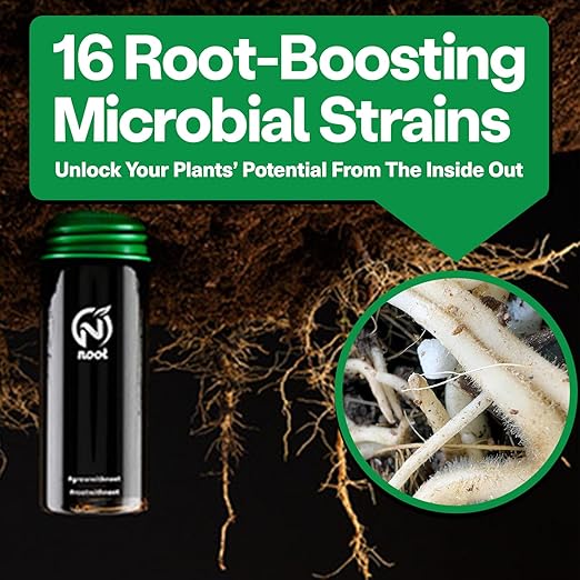 Noot Bio-Organic Plant Food Liquid Fertilizer - Makes 7 Gallons - Root Boosting Mycorrhizae - Fast Growth for Monstera, Aroid, Succulent, Orchid, Calathea, Philodendron - Use Every Watering (2 Vials)