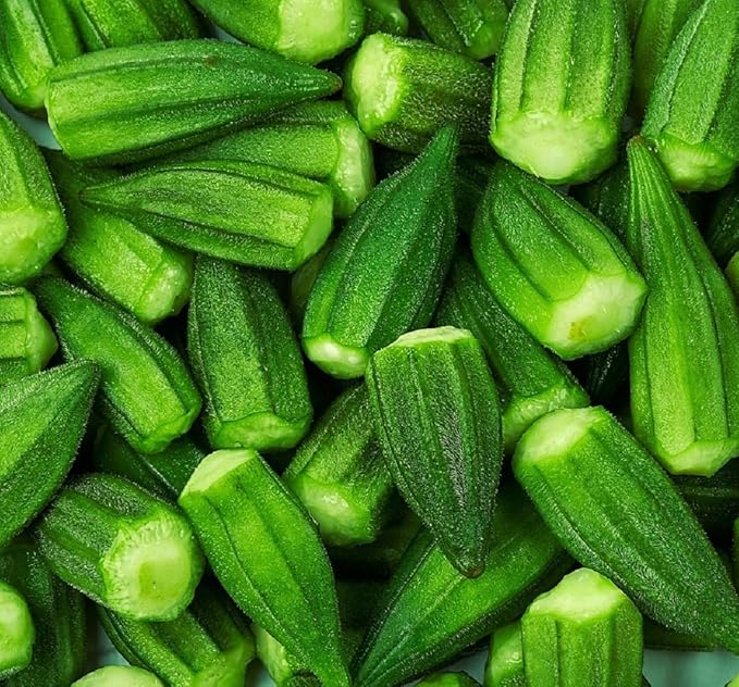 Okra Seeds for Planting - Plant & Grow Blondy Okra in Home Outdoor Garden - Heirloom & Non GMO - Planting Instructions for Abundant Harvests, Great Gardening Gift, 3 Packets