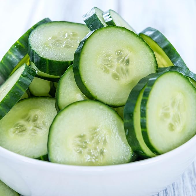Beit Alpha Cucumber Seed CMR/MMR for Planting - Over 90 Heirloom Seed Pack - Non-GMO Pickling Cucumber Seeds for Planting Indoors or Outdoors