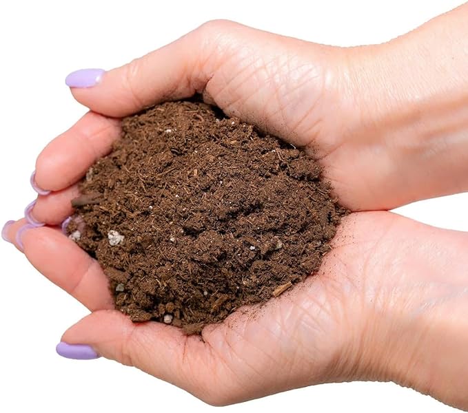 Premium Organic Coconut Coir Mix for Home Gardening - All Natural Soil Amendment - PH Balanced and Double Washed Coco Coir by Gardenera (2 Quart Bag)