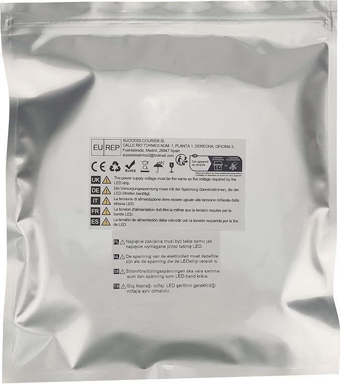 32.8ft(10M) DC 24V Blue COB LED Strip Light IP65 Waterproof 3840LEDs Uniform Glow Dotless Flexible LED Tape Lights for DIY Garden Backyard Hallways Stairs Decoration(No Power Supply)