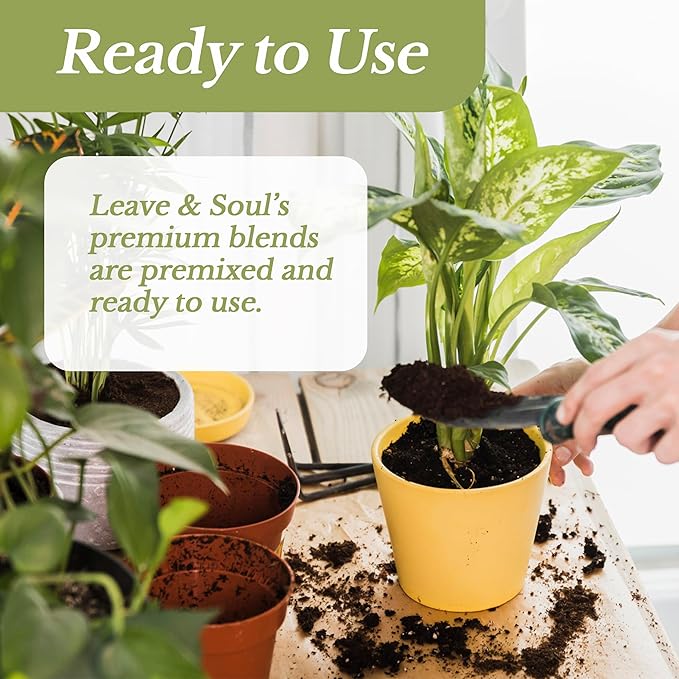 Professional Indoor Herb Plant Soil | Large 2.2 Quarts Ready to Use for Kitchen Herbs, Gardens, Cooking Herbs | Peat Moss, Coco Coir, Perlite, Dolomite | Made in USA