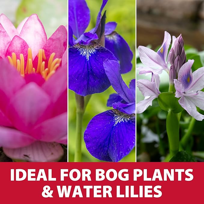 The Pond Guy Planting Bag & Soil Kit for Outdoor Water Gardens, Aquatic Flower Supplies, Pot & Grow Lily, Lotus & Bog Plants, Small Plant Bag & Soil