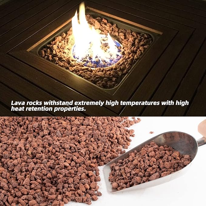 14LB Red Horticultural Lava Rocks Soil for Decorative Landscaping Bonsai, Cacti, Succulents Plants Top Dressing