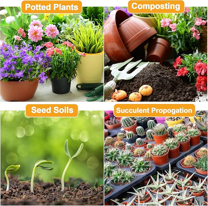 Organic Coco Coir 4 Pcs Compressed Coconut Coir Bricks Coconut Fiber Husk Substrate Mulch Coconut Bark Core Growing Medium Peat Moss Soil High Nutrition for Plants Gardening Seed Starting Soil Mix