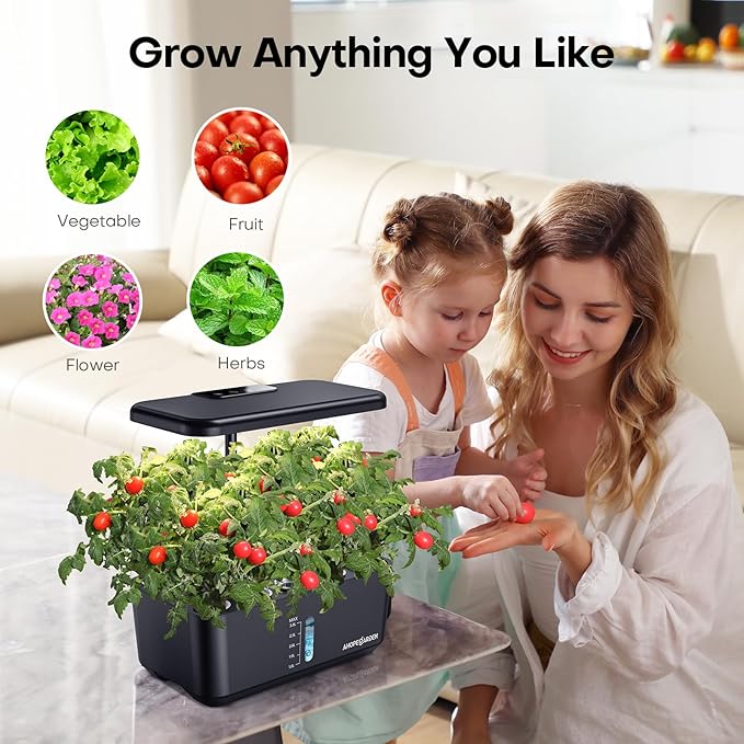 Ahopegarden 87 Pcs Seed Kit for Aerogarden for IDOO for Gardencube Hydroponics Growing System, Grow Anything Kit for Indoor Garden with 40 Grow sponges and Labels, 6 A&B Plant Food, 1 Tweezers