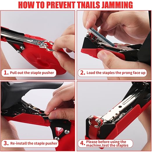 Plant Tying Machine,Handy Plant Binding Tape Tool, Quick Tying Grape Vines, Binding Tomato Vines, Lightweight Plant Tying Tools,More Durable Come with 10000pcs Staples 10 Rolls Tape