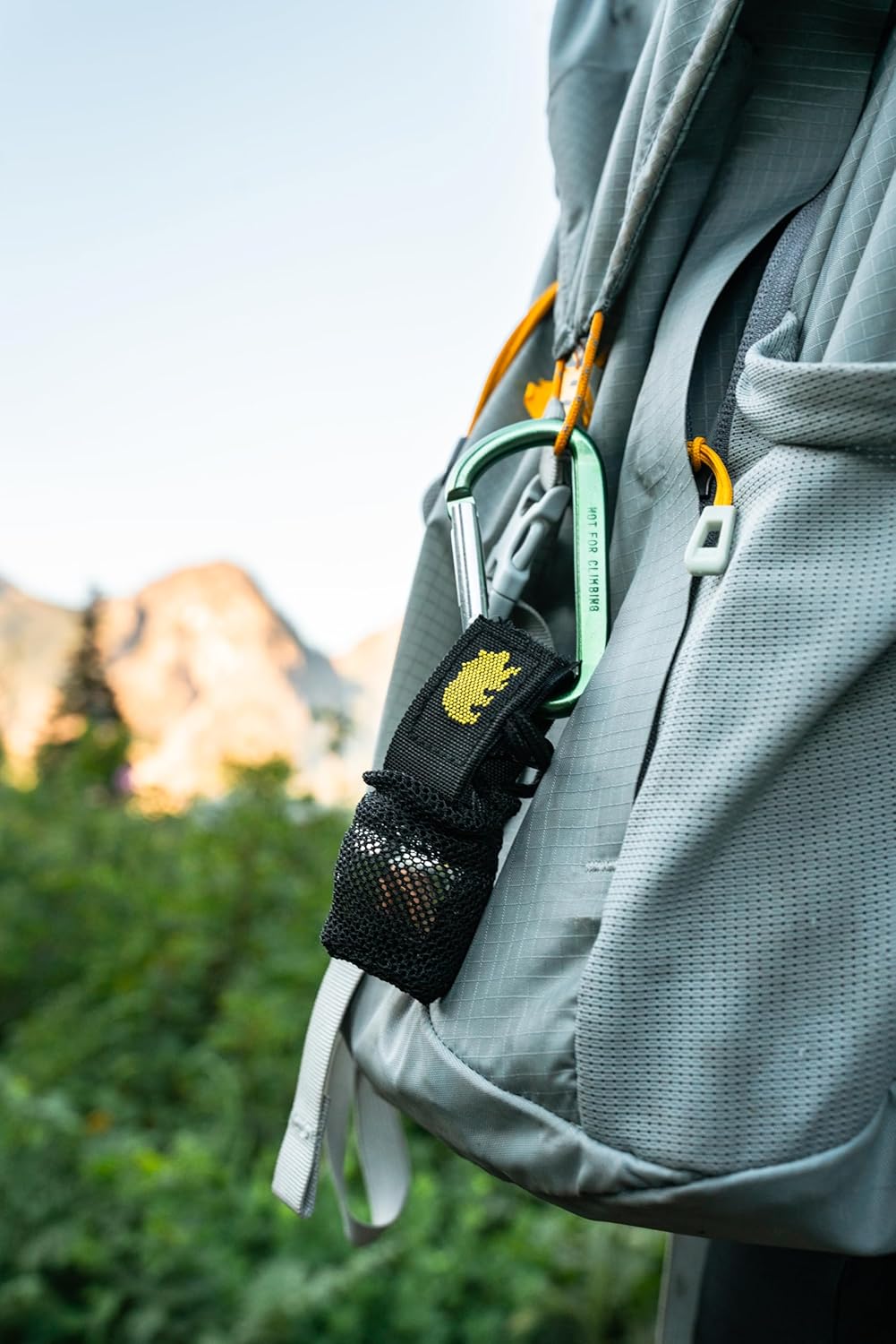 Coghlan's Magnetic Bear Bell with Silencer - Hiking Safety Gear for Wildlife Alert - Yellow