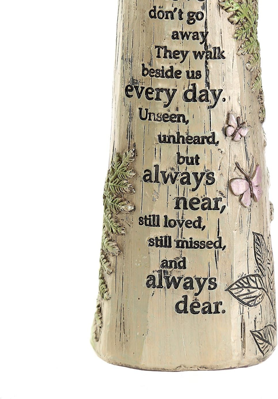 DUSVALLY Angel Statue, Garden Angel Figurines, Outdoor Sculptures and Statues, Praying Angel Resin, Statuary Garden Yard Décor Angel Collectible Sculptures, 10" H, Butterfly