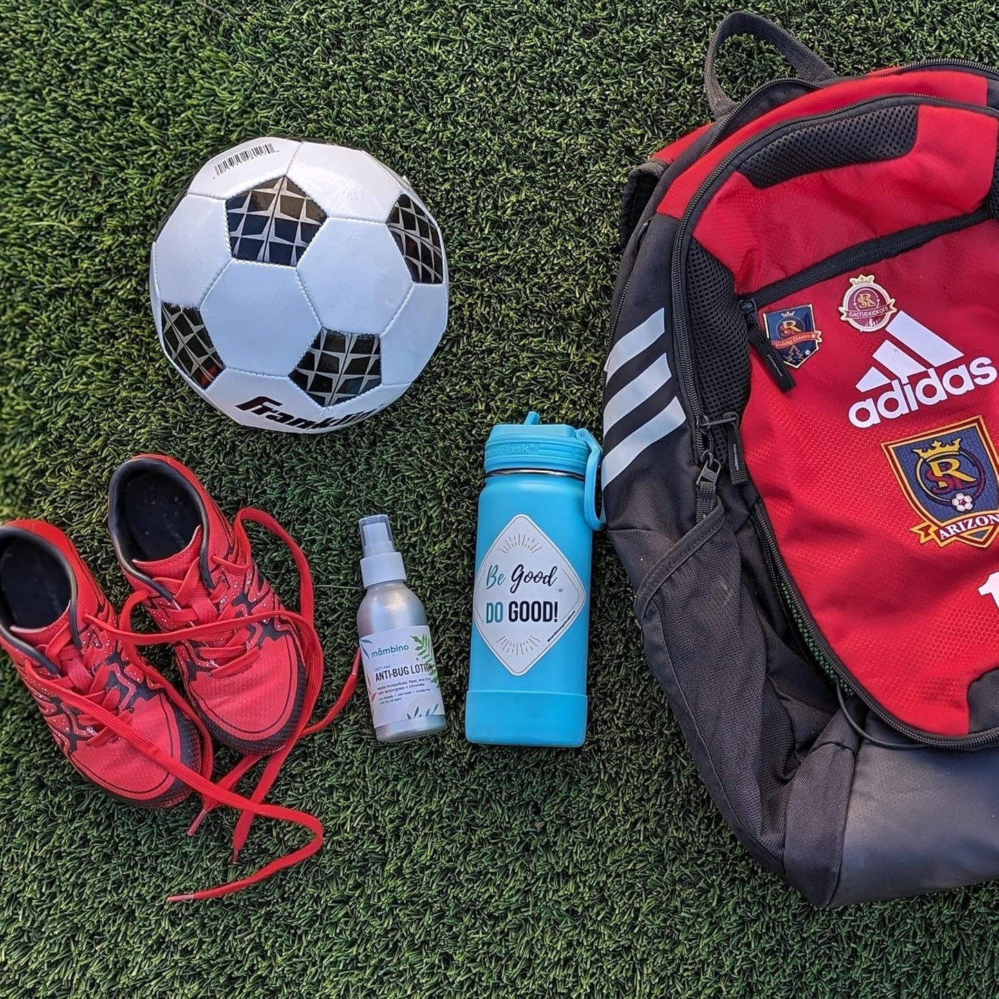 Mambino Organics Outdoor Set - Anti-Bug Mosquito Repellent Spray, Soothing Stick – All Natural, DEET-Free, Citronella Insect Repellant – 4 Fluid Ounces