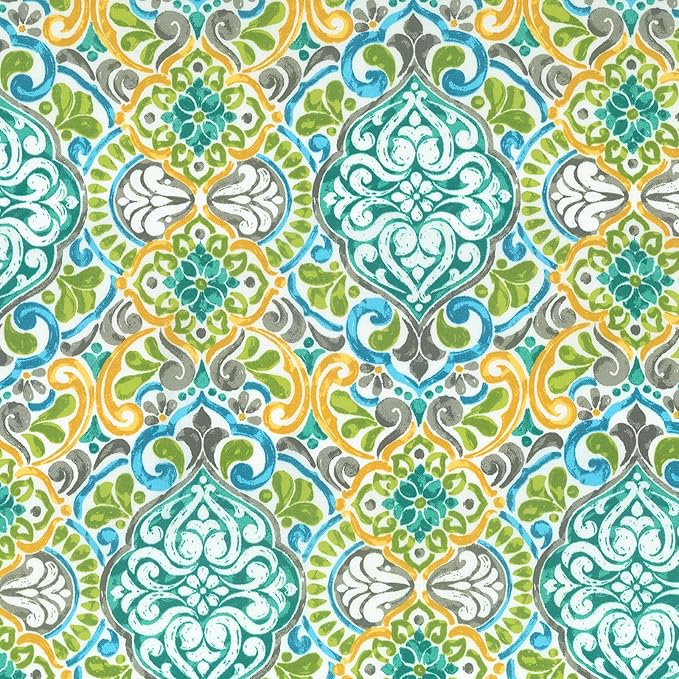 LVTXIII Outdoor Tufted Low Back Cushions, Solid Fluffy Seat and Back Chair Cushion with Ties, Patio Replacement Rocking Chair Cushion for Outdoor Furniture Use, 21 W x 21D, 2 Pack, Damask Green