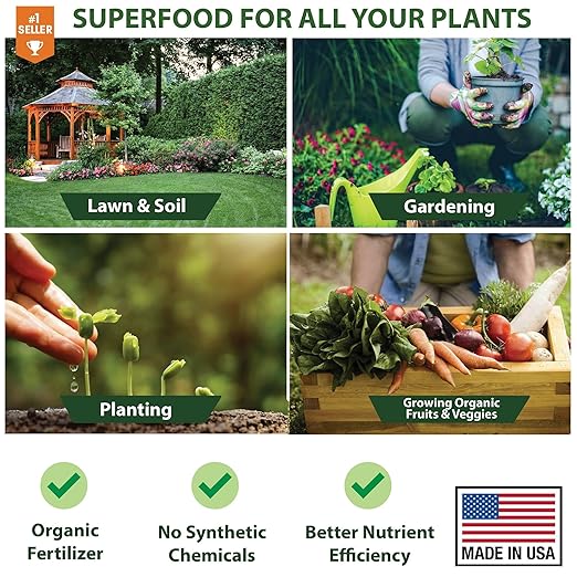 Professional Grade Organic πππ₯-πππ Growing Fertilizer Spray: High-Grade Calcium, Magnesium & Iron Plant Supplement - Corrects Plant Deficiencies with Essent (9-0-0 NPK) - 32oz Bottle (Quart)