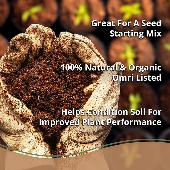 Coco Bliss 650gm Bricks (5-Pack) - Organic Coco Coir for Plants - OMRI-Listed Coco Coir for Garden Soil & Potting Mixes - Coconut Fiber Mixes with Potting Soil for Indoor Plants & Outdoor Plants