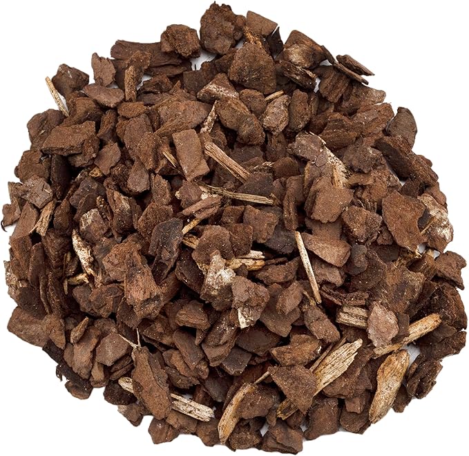 100% Organic Material All Natural Orchid Bark (8 Quarts), Long Lasting All Natural, High Flowering and Aeration for Orchid Plants, Vanda,Phalaenopsis, Cattleya and Houseplant Repotting