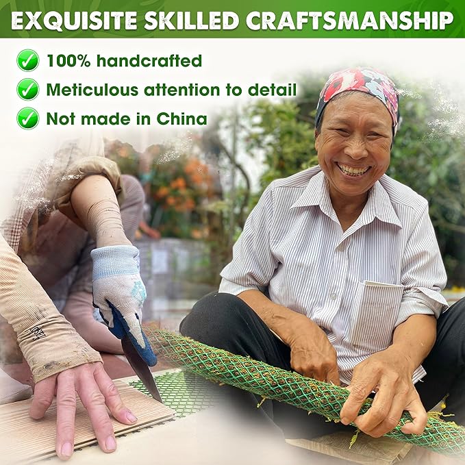 DUSPRO 42ββ Mesh Moss Pole for Plants, Tall Trellis for Climbing Monstera Plant Support, Sphagnum Moss Stick for Big Climbing Indoor Plant, Handmade Plant Stakes for Houseplant