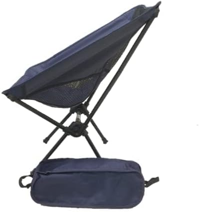 Vortex ZDY-Blue Lightweight 1.5kg Portable Folding Durable Oxford Cloth Easy to Store Small High Bearing Weight up to 140kg Camping Chair for Outdoor (Blue)
