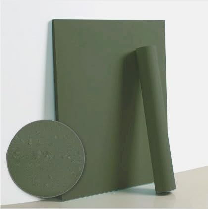 Dimoon 236''x15.7'' Green Skin Peel and Stick Wallpaper Contact Paper Modern Self Adhesive Wall Paper Removable Renter Friendly Textured Solid Color Vinyl Roll (236''x15.7'',Dark Green Skin)