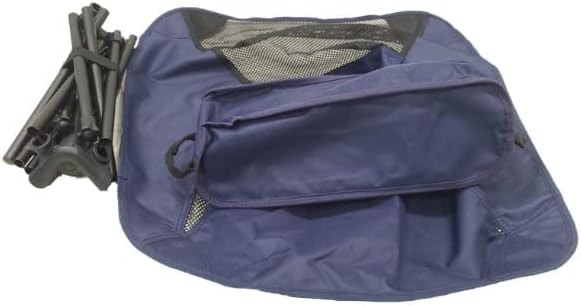 Vortex ZDY-Blue Lightweight 1.5kg Portable Folding Durable Oxford Cloth Easy to Store Small High Bearing Weight up to 140kg Camping Chair for Outdoor (Blue)