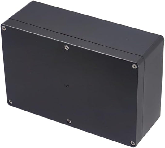 Project Box IP65 Waterproof Junction Box ABS Plastic Black Electrical Boxes DIY Electronic Project Case Power Enclosure 9.06x5.91x3.35 inch (230x150x87 mm)