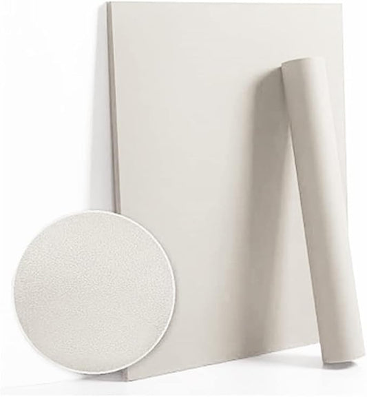 Dimoon 78.7''x17.7'' White Peel and Stick Wallpaper Contact Paper Modern Self Adhesive Wall Paper Removable Renter Friendly Textured Solid Color Shelf Cabinet Vinyl Roll (78.7''x17.7'',Off-White)