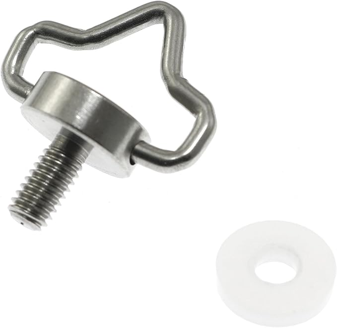 Maxmoral 2pcs RC Neck Lanyard Screws 304 Stainless Steel for RC Pro Remote Controller Accessories