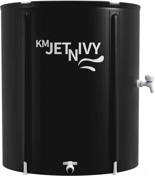 Rain Barrel 50G Anti-Collapse Collapsible Rainwater Collection System,Portable Water Storage Tank,Garden Water Catcher