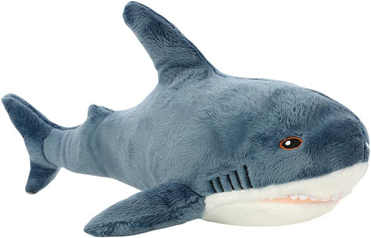 39.3-Inch SharkPlush Toy Giant SharkStuffed Animal Soft SharkPillow Cushion Shark Plush Pillow Chubby Stuffed Shark Toy Bedtime Gift Throw Pillow for Home Room Décor Kids