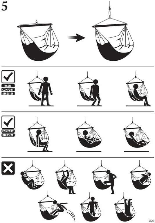 LA SIESTA® - XL King Domingo Hammock Swing Chair & CasaMount - Weather & Tear Resistant Hanging Chair - Outdoor Indoor Hammock Chair w/Suspension Kit for Walls Ceilings Square Beams - Lime