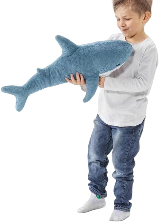 23.6inchShark Plush Stuffed Toy Pillow Soft Cute Shark Throw Pillow Cushion Large Shark Plush Stuffed Animal Toy CushionPillow Kids and Adult Gift