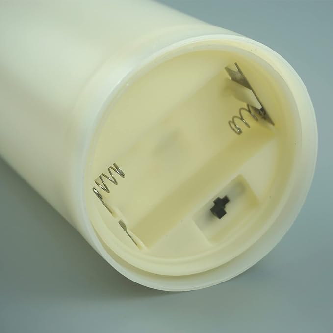 4 Pack Outdoor Battery Operated Candles with Timer Waterproof Led Flickering Candles Flameless Pillar Lights for Party/Lantern/Patio/Wedding/Garden,Cream White,3x6 Inch