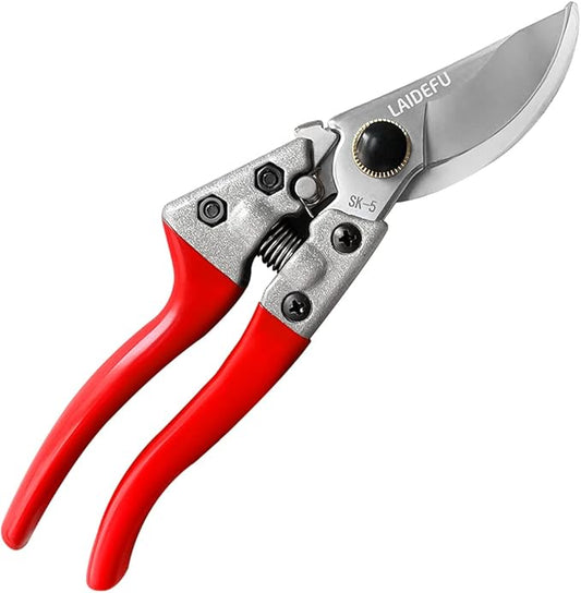 Garden Shears, Pruning Shears for Gardening Heavy Duty with Rust Proof Stainless Steel Blades, Garden Clippers Best Hand Pruners Ergonomic Gardening Tools (MJ-1)